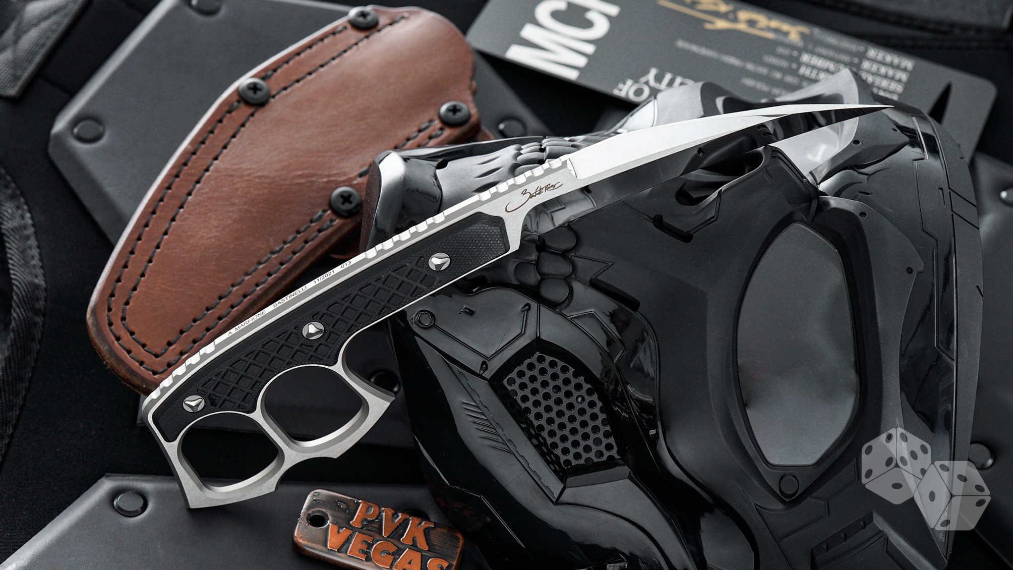 Explicit Mirror Polish Black G10 w/ Satin Finish Hardware - Warrior Knives  Co